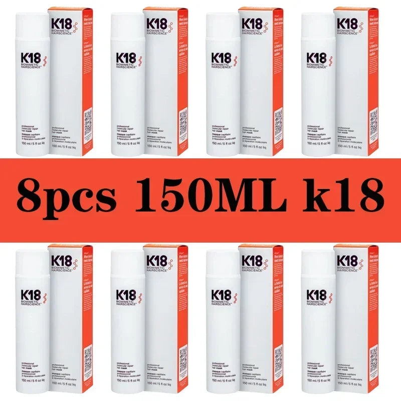 K18 Leave-In Conditioner Biomimetic Hairscience Pro Molecular Repair Dry Hair 4 Minutes To Reverse Hair Damage Moisturize 150ML
