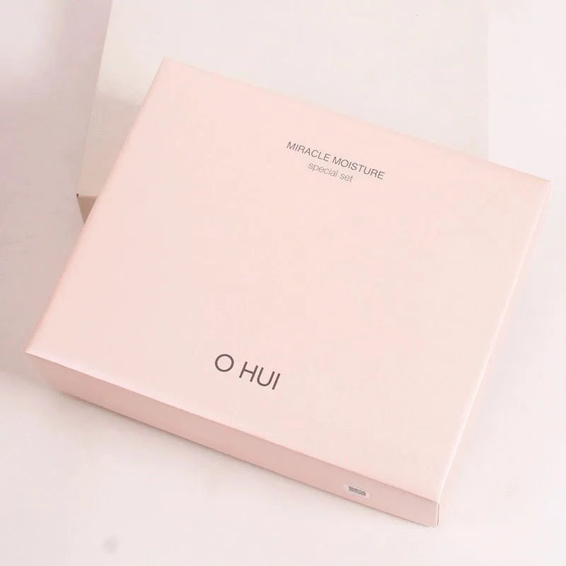 Ohui Pink Miracle Hydration Set – Toner, Lotion, Cream & Cleansing Foam | Moisturizing, Repairing & Nourishing Skin Care Kit