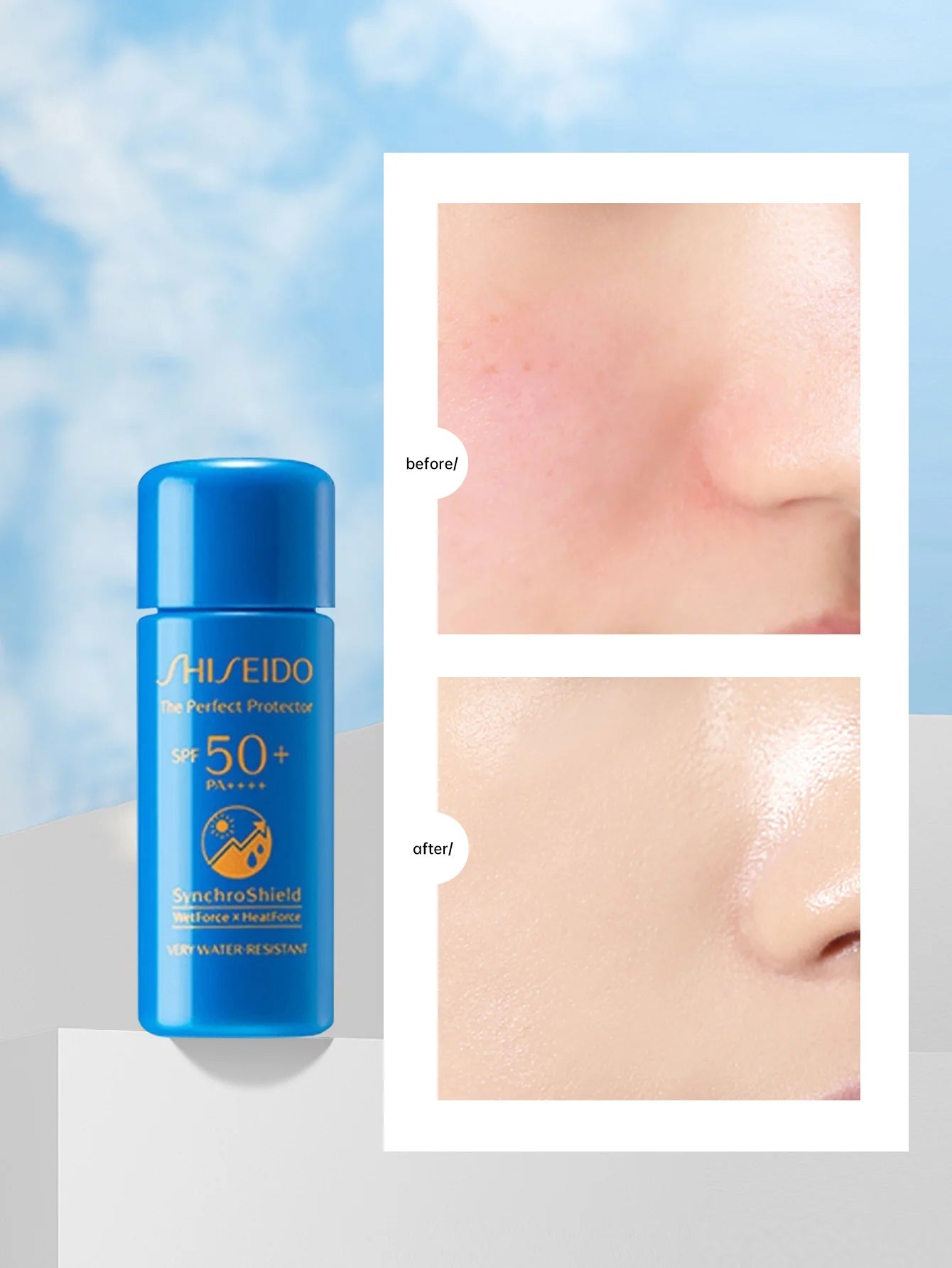 Shiseido Sunscreen – SPF 50+ | The Perfect Protector, 7ml