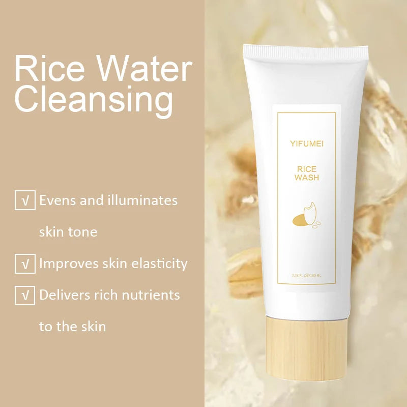 Yifumei | Rice Wash Cleanser | Gentle Cleansing & Deep Moisturizing