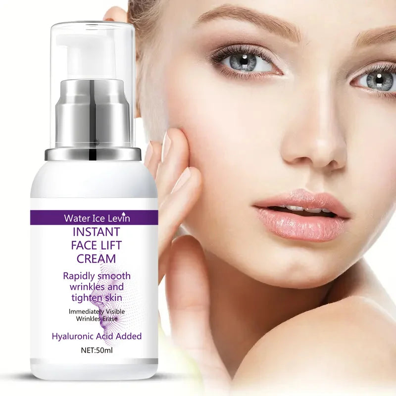 Water Ice Levin Instant Face Lift Cream | Rapid Wrinkle Smoothing & Skin Tightening | With Hyaluronic Acid | 50ml