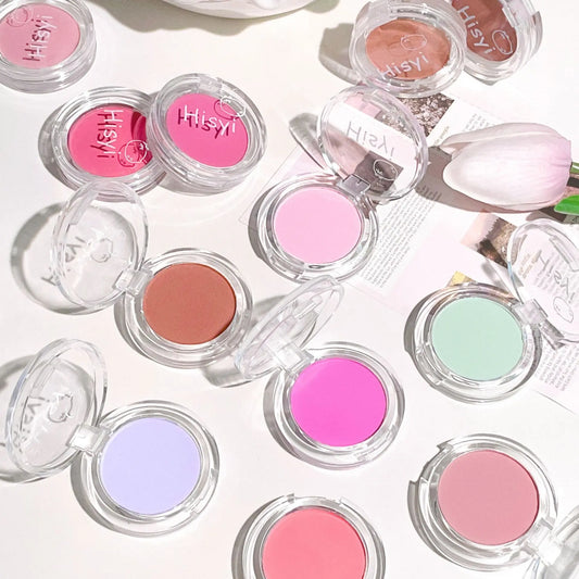 Monochrome Blush Palette Rose Orange Soft Mist Girl Blusher Powder Natural Face Makeup Matte Peach Rouge Contour Shadow Palette