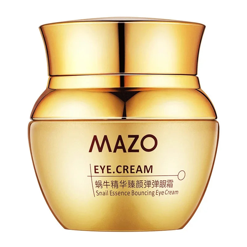 MAZO | Snail Essence Eye Cream | Anti-Aging, Anti-Wrinkle, Firming, Moisturizing, Brightening, Lifting, Repair, Instant Effect, Nourishing & Rejuvenating