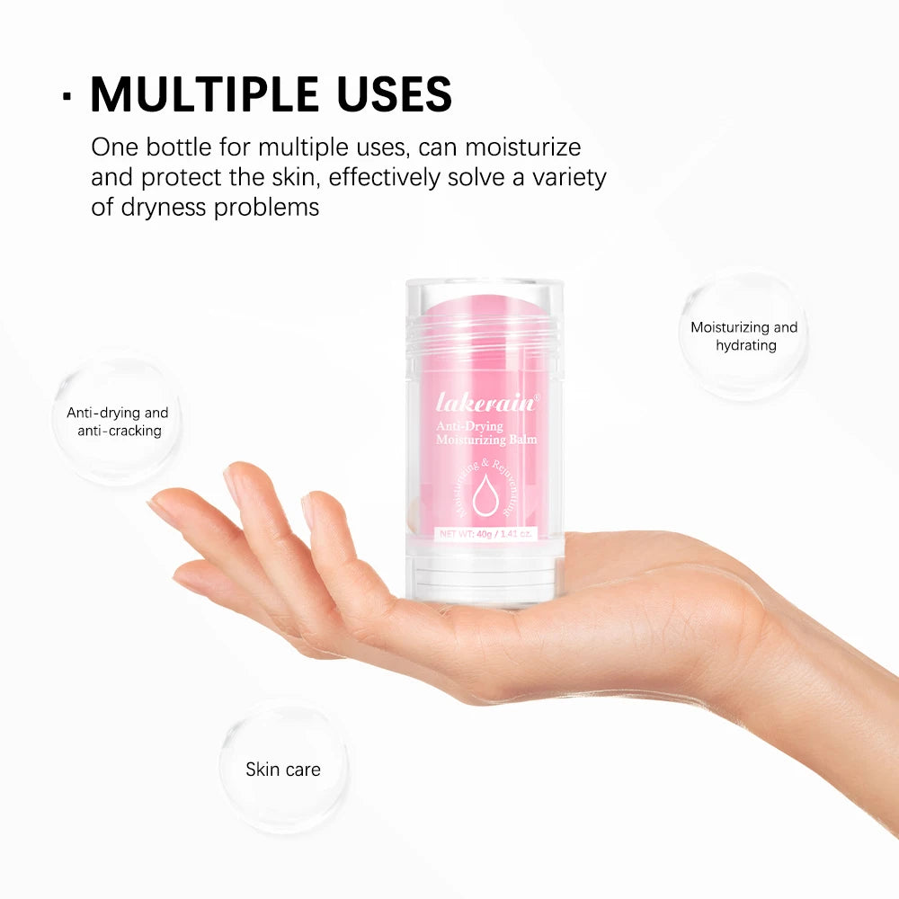 Lakerain Anti-Drying Foot Stick – 40g Moisturizing Balm for Cracked Heels, Dry Skin & Whole Body Care