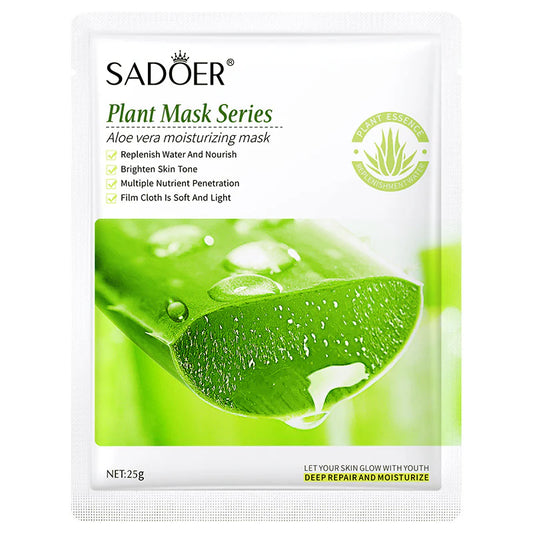 Sadoer | Aloe Vera & Avocado facial mask | Hydrating, Moisturizing & Fine Line Care