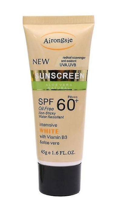 Airongsie | SPF 60 / SPF 90 | UV Protective, Moisturizing, Anti-Sun Facial & Body Sunscreen Cream | 45g