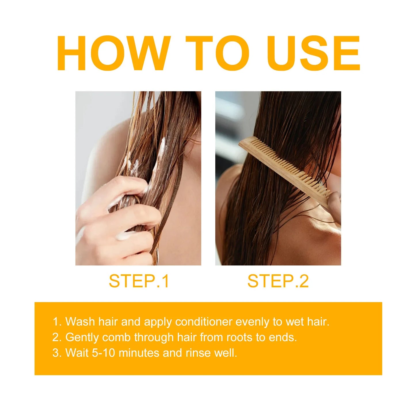 Biotin Hair Growth Conditioner For Dense Smooth Hair Treatment Frizz Free Nourishing Brightening Repair Damage Hair Conditioner