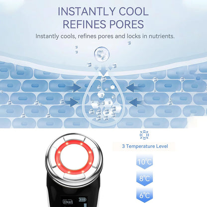 ANLAN EMS Facial Massager Microcurrent Face Lifting Massage Hot Cold Compress Deep Cleansing Facial Care Beauty Device