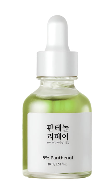 Panthenol 5% & Green Tea Calming Korean Serum | Soothing, Moisturizing, Acne Care | 30ml