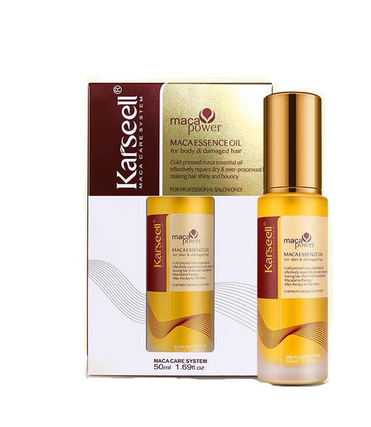 Karseell Moroccan Argan Hair Oil – 50ml Cold-Pressed Serum for Dry & Damaged Hair