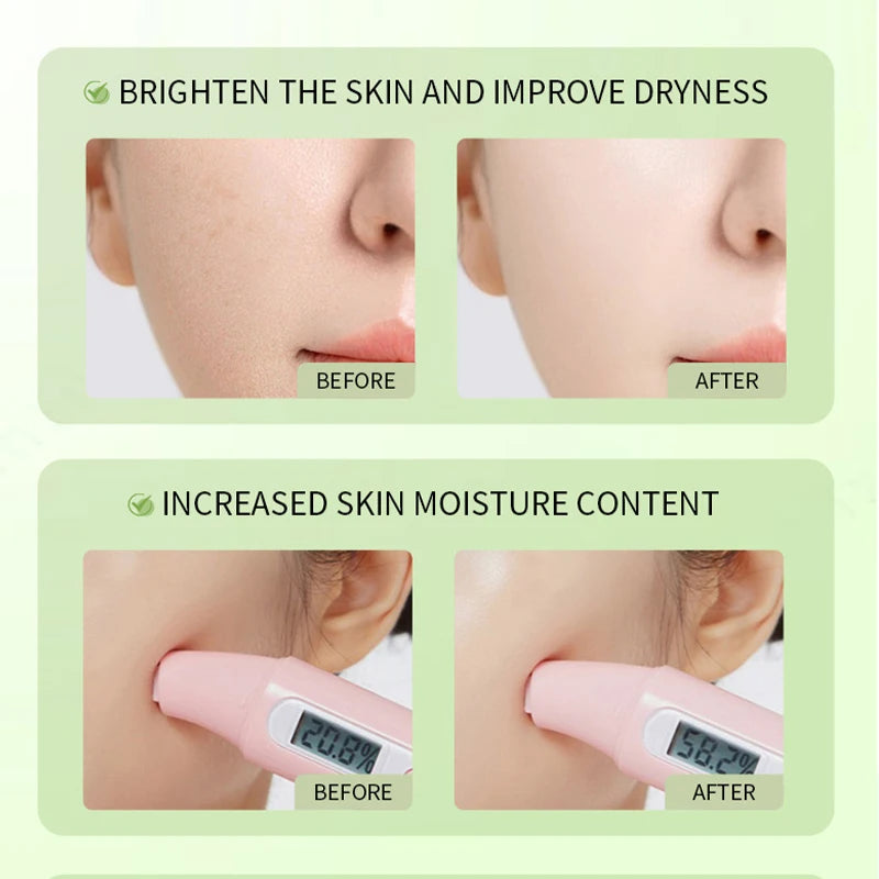 Panthenol 5% & Green Tea Calming Korean Serum | Soothing, Moisturizing, Acne Care | 30ml