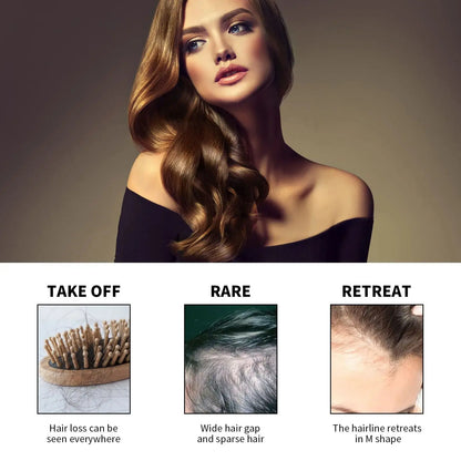 Hair Growth Shampoo Anti Hair Loss Anti-dandruff Repair Damaged Scalp Follicles Fast Baldness Treatment Hair Regrowth Care 60ml