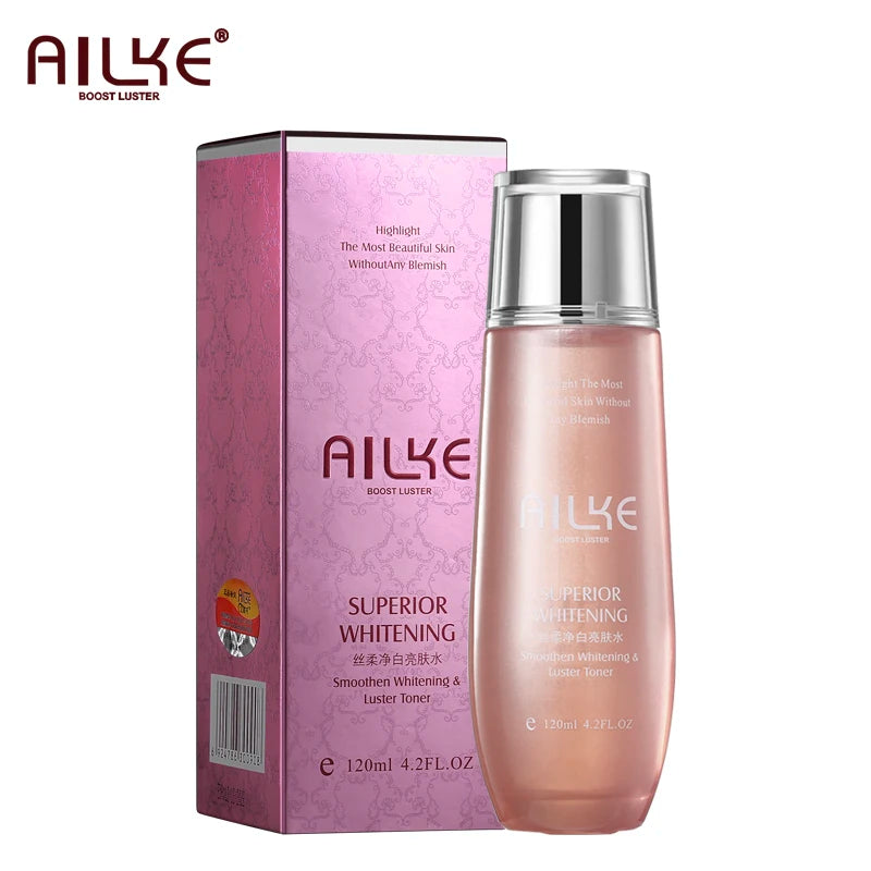 Ailke | Rosewater & Vitamin C Toner & Serum Duo | Brightening, Pore Care & Oil Control
