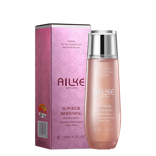 Ailke | Rosewater & Vitamin C Toner & Serum Duo | Brightening, Pore Care & Oil Control