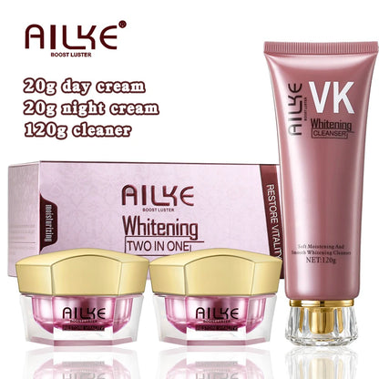 AILKE | Lightening Cream Set | Dark Spot Reduction, Brightening & Antioxidant Skincare Set