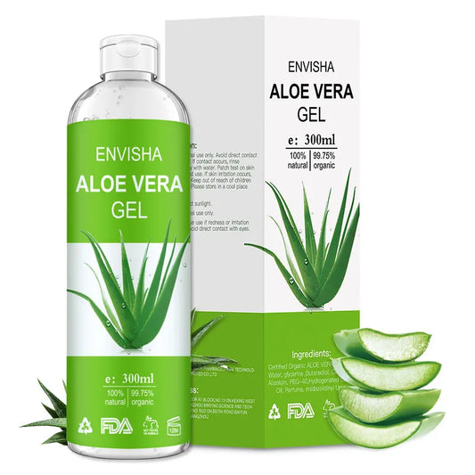 Envisha | 99.75% Organic Aloe Vera gel | Soothing, Moisturizing & Sunburn Repair