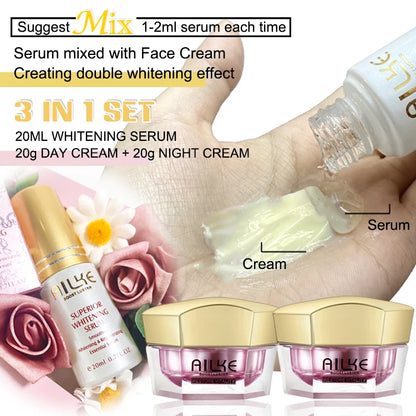 AILKE | Lightening Cream Set | Dark Spot Reduction, Brightening & Antioxidant Skincare Set