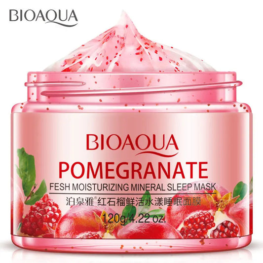 Bioaqua | Pomegranate & Kiwi sleeping mask | Moisturizing, Soothing & Night Repair