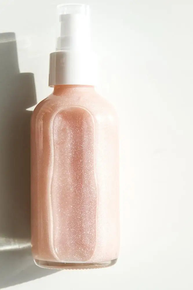 Han Linger Rose Quartz Illuminating Body Oil | Private Label | Hydrating, Nourishing & Glowing Skin Care | Crystal-Infused Beauty Oil