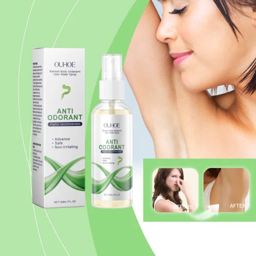 OUHOE Anti-Odorant Treatment Spray | Long-Lasting Fragrance & Odor Control | Cleansing & Moisturizing Body Care | Underarm Freshness