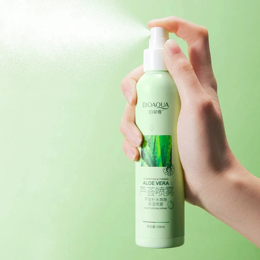 BIOAQUA | Aloe Vera Moisturizing Spray | Soothing, Hydrating & Refreshing | 150ml