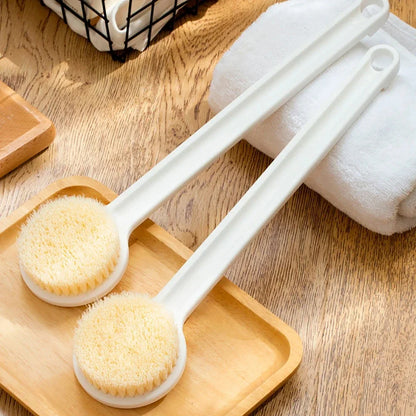 1pc Long Handle Back Brush for Shower Soft Bristles Body Exfoliating Bath Brush Skin Health Shower Back Scrubber Bath Supplies