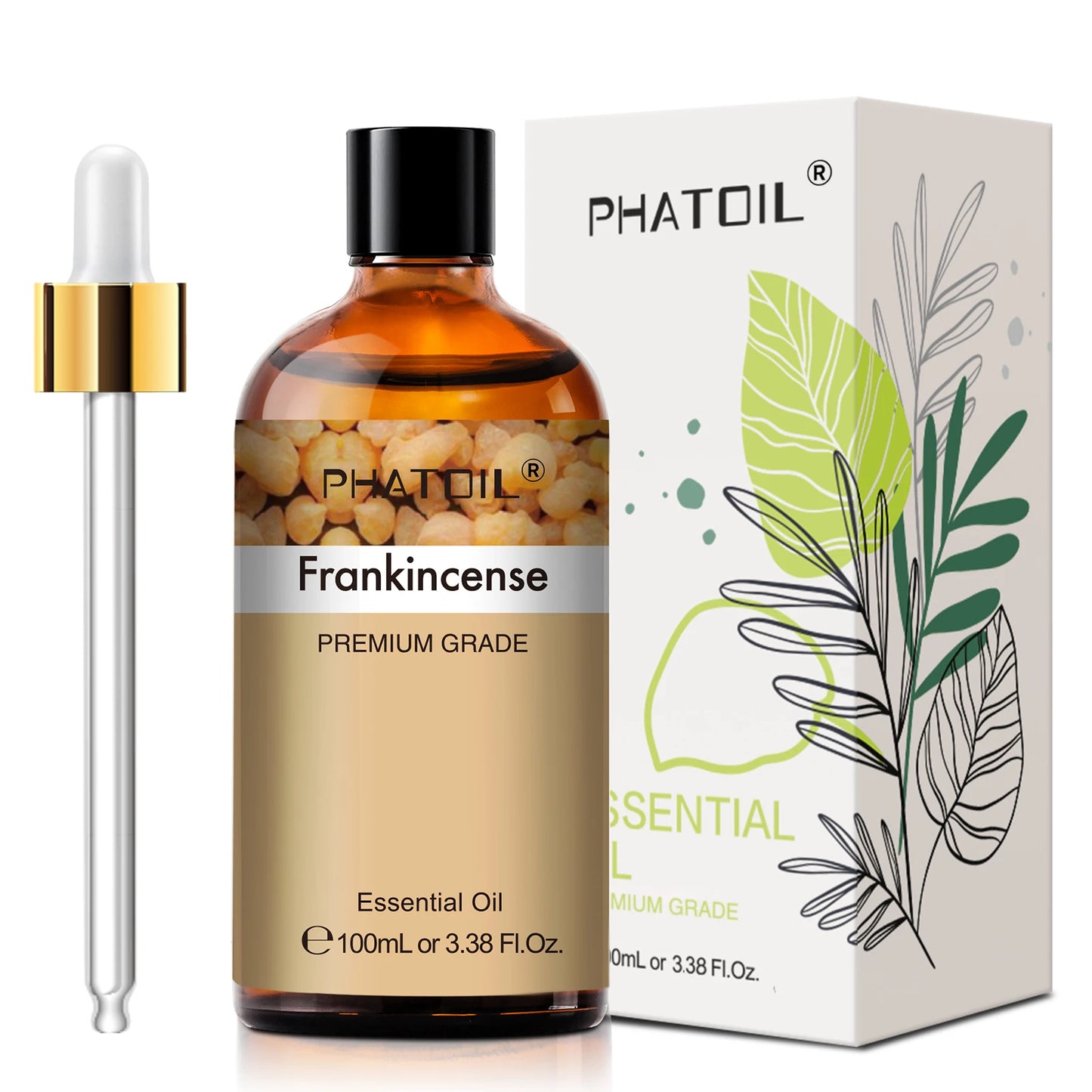 PHATOIL 100ml Natural Essential Oil For Skin Aromatherapy Diffuser Eucalyptus Lavender Vanilla Rose Fragrance Essential Oils