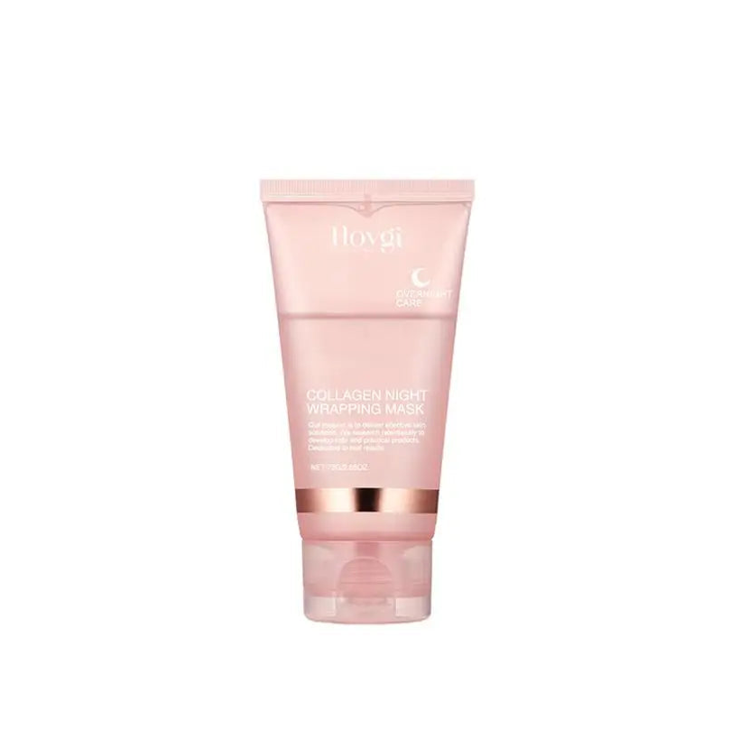 Hovgi Collagen Night Wrapping Mask | Overnight Peel-Off Treatment for Deep Hydration & Skin Repair | 80g