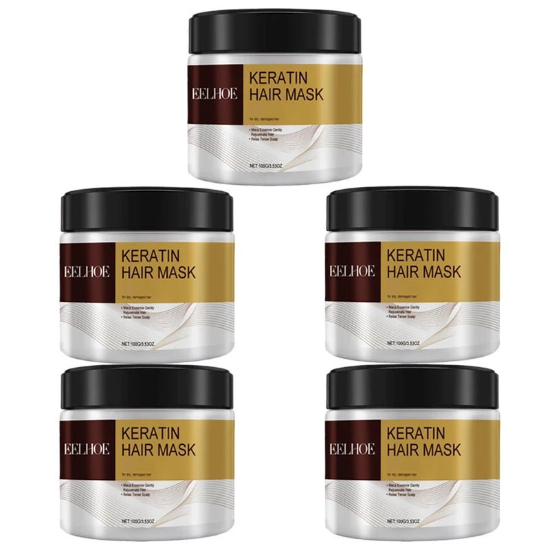 Collagen Hair Mask Keratin Hair Treatment Deep Repair Argan Oil Collagen Essence Keratin Conditioner For Dry Damaged Hair