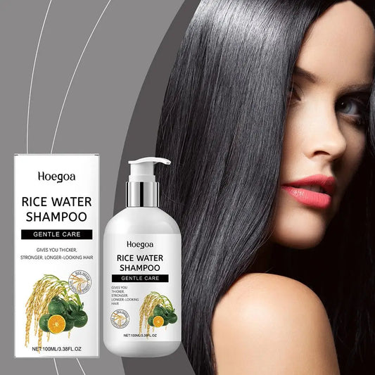 100ml Rice Water Shampoo Conditioner And Hair Spray And Smooth Scalp Hair ﻿ Nourishing Moisturizing Cleaning ﻿ U4P2
