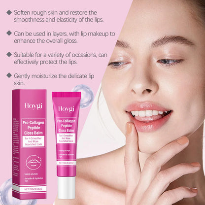 Collagen Lip Balm Smooth Soft Reduce Lip Fine Lines Remove Melanin Skin Increase Elasticity Exfoliating Moisturizing Lip Care