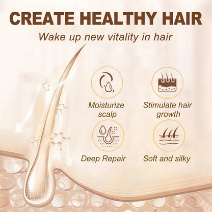 120g Batana Hair Cream Nourishes and Repairs Dry and Frizzy Hair, Softens and Cares for Hair with a Hair Mask