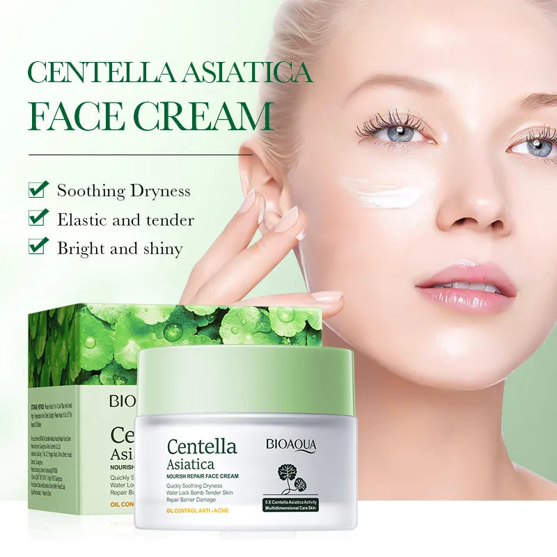 BIOAQUA | Centella Asiatica | Moisturizing, Nourishing, Firming Facial Cream | For Beauty & Skincare