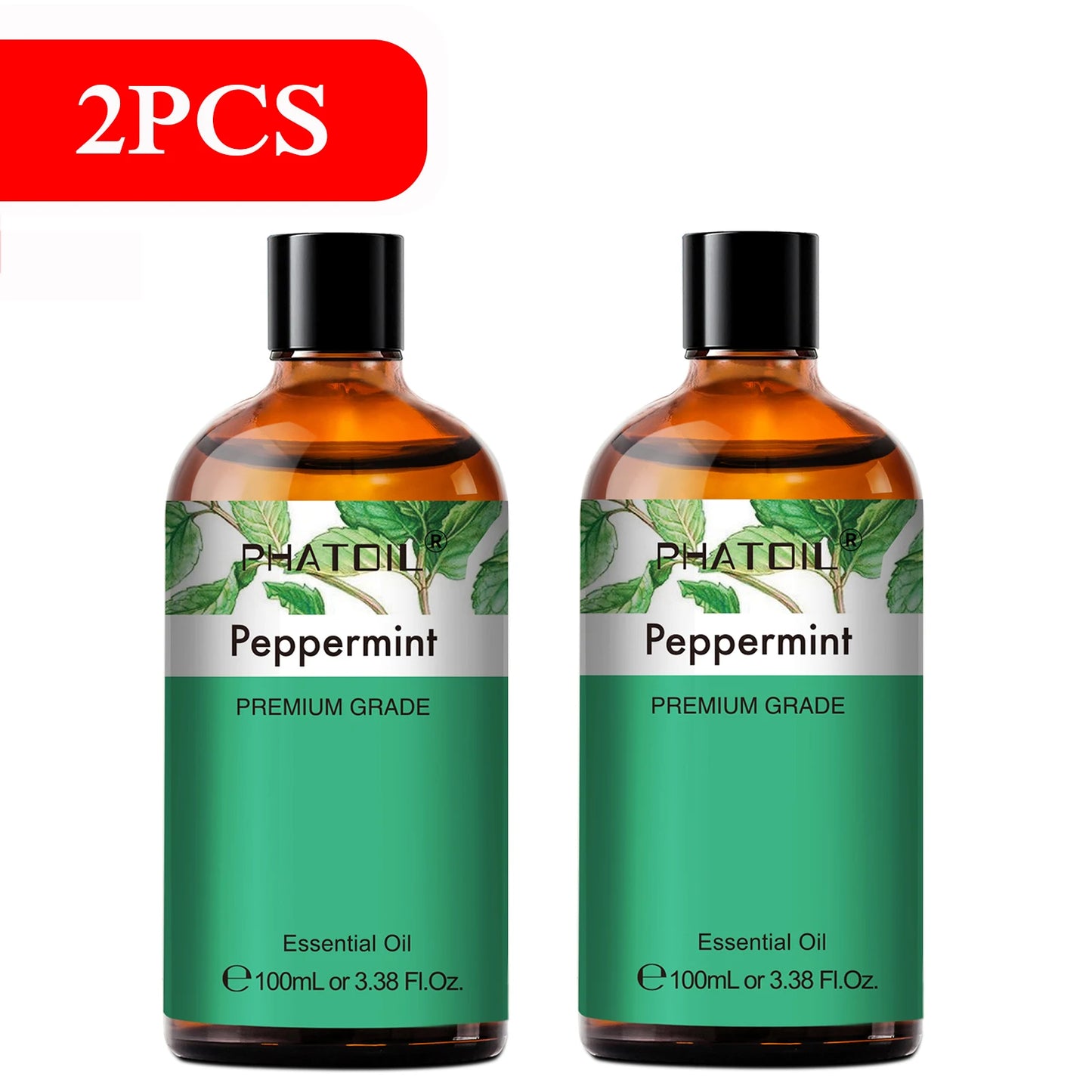PHATOIL 100ml Natural Essential Oil For Skin Aromatherapy Diffuser Eucalyptus Lavender Vanilla Rose Fragrance Essential Oils