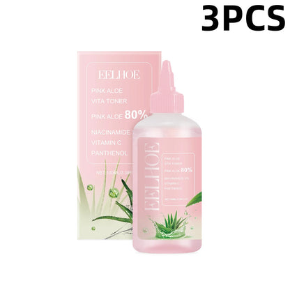 Eelhoe | Pink Aloe 80%, Niacinamide & Vitamin C Toner | Brightening, Hydrating & Soothing Care