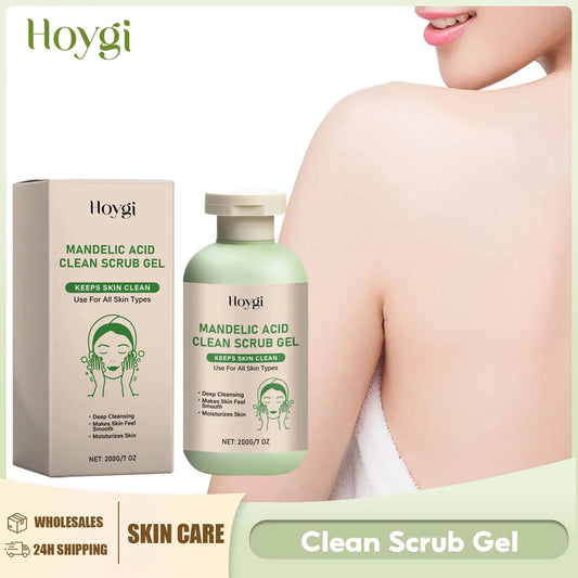 Mandelic Acid Clean Scrub Gel Exfoliating for Body Cleansing and Moisturizing Remove Dead Skin Oil Control Smoothing Body Care