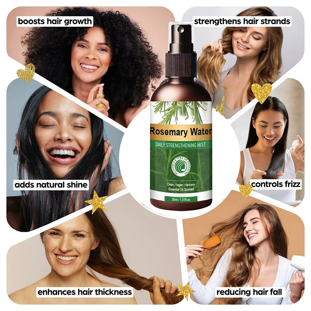 Rosemary Water For Hair Growth Rosemary Oil Spray Hair Mint Thickening Strengthening Natural Rosemary Essential Oil Hair Care