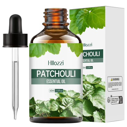 Patchouli Essential Oil | Hydrating & Moisturizing, Skin & Body Care, Natural Fragrance & Perfume | 100ml / 60ml / 30ml