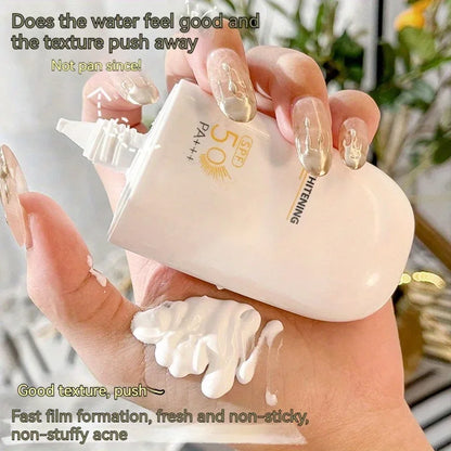 PVPV Liquid Sunscreen SPF 50 PA+++ | Summer Outdoor Sunblock for Face & Body | Moisturizing, Whitening & Skin Repair Protection