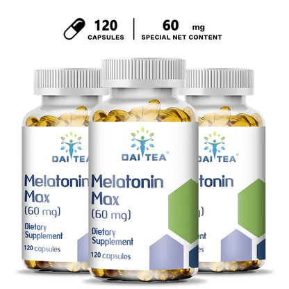 Daitea | Melatonin Capsules | Natural Sleep Support & Deep Restfulness