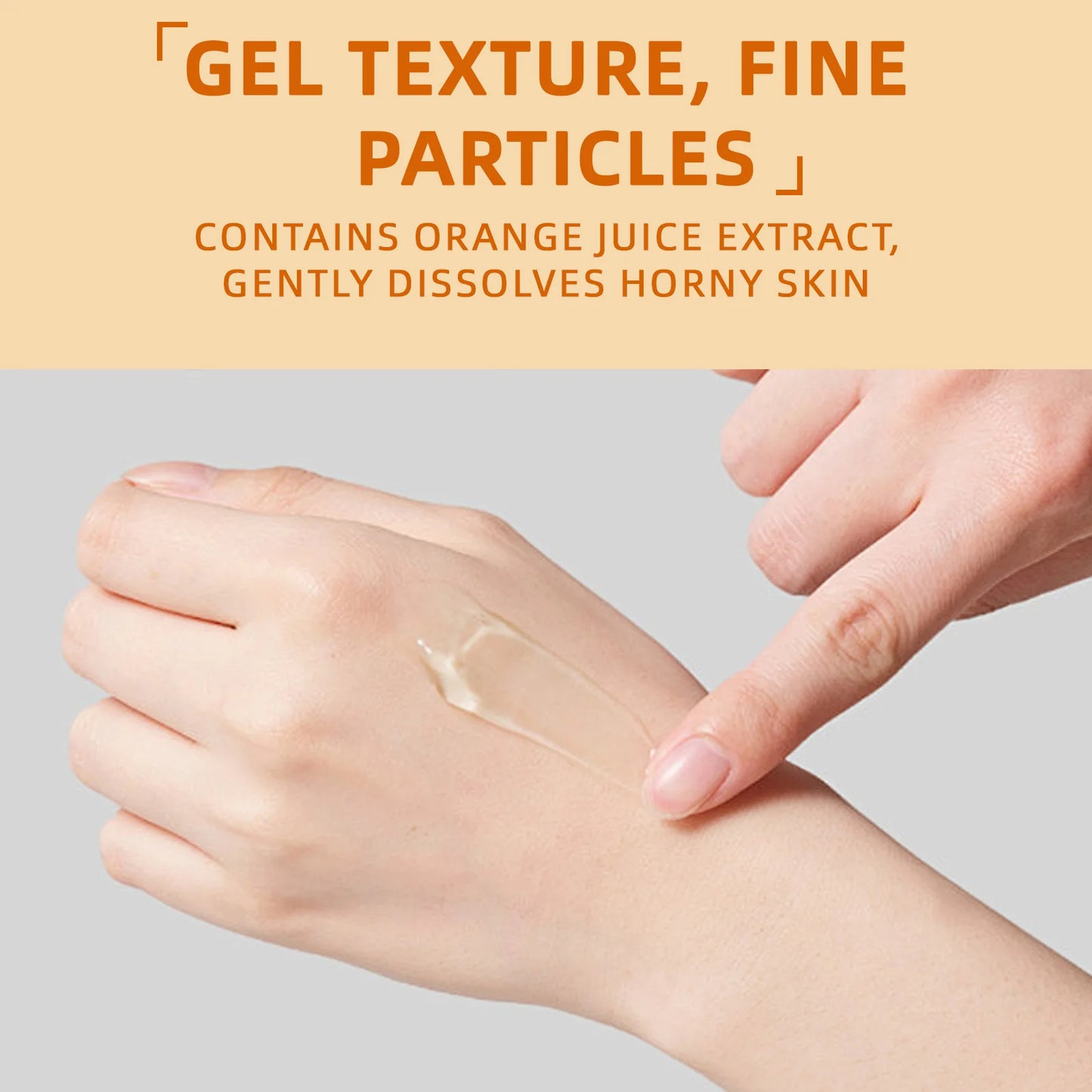 60g Citrus Facial Exfoliating Gel Gentle Peel for Glowing Skin - Removes Dead Cells Deep Cleansing Pore for Skin Care Face Scrub