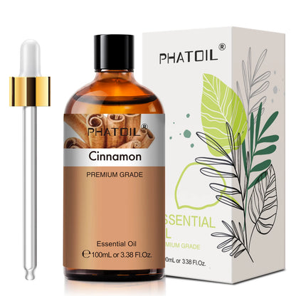 PHATOIL 100ml Natural Essential Oil For Skin Aromatherapy Diffuser Eucalyptus Lavender Vanilla Rose Fragrance Essential Oils