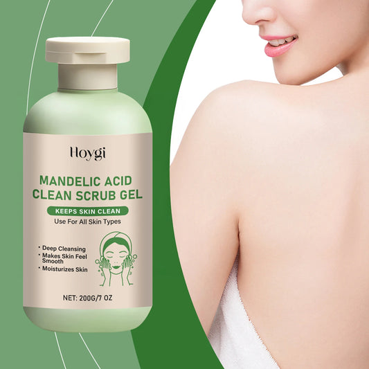 200g Exfoliating Gel Body Scruber Gentle Physical Deep Cleansing Exfoliation Moisturizing for Woman Getting Smoother Skin