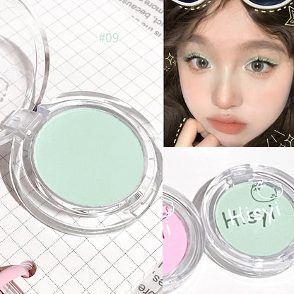 Monochrome Blush Palette Rose Orange Soft Mist Girl Blusher Powder Natural Face Makeup Matte Peach Rouge Contour Shadow Palette