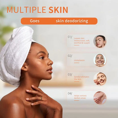 Persimmon Soap Bar for Body Odor Control – Purifying Deodorizing Face & Body Wash for Eliminating Body Odor – Great for Skin