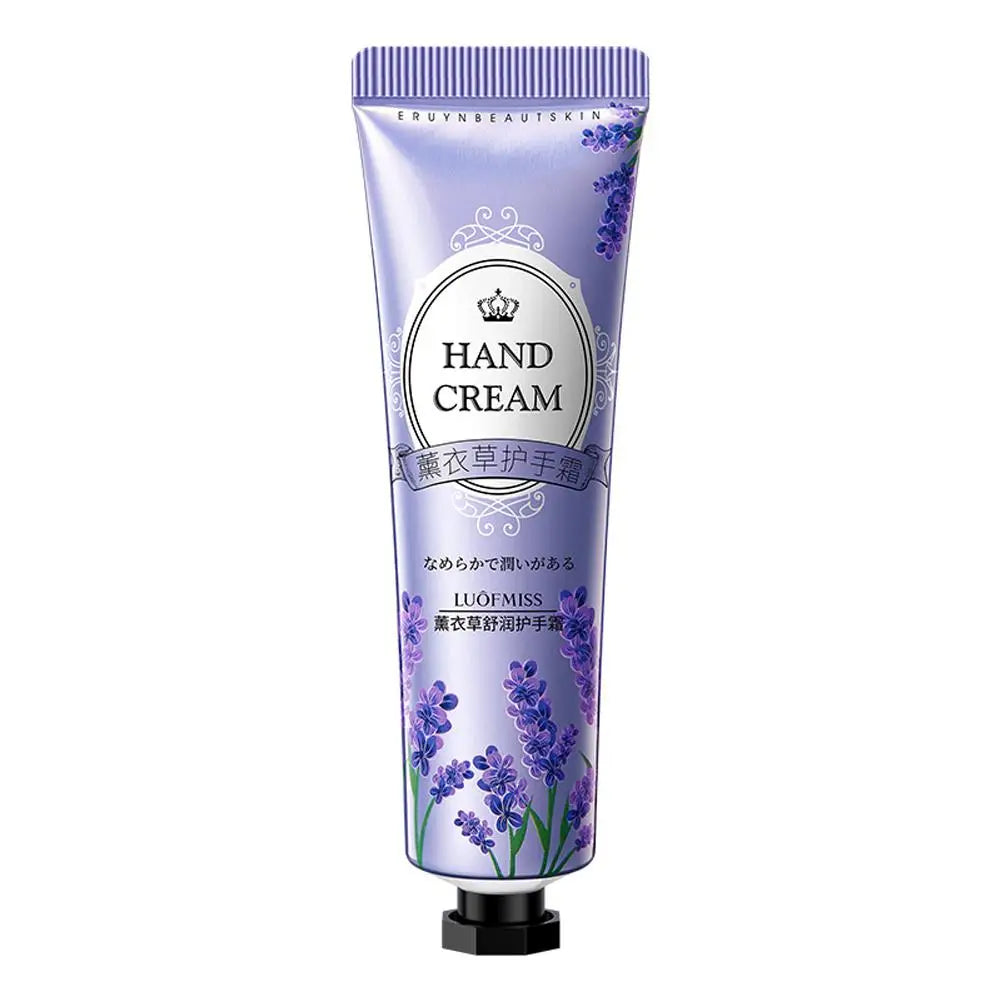 Hand Cream Hydrating Moisturizing Lavender Rose Blossom Essential Oil Deep Repairing Smoothing Hand Care Cream