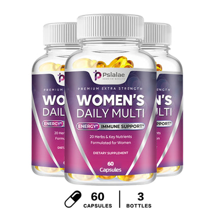 Pslalae | Women's Daily Multi | Energy & Immune Support