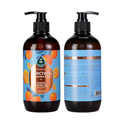 500ml Organic Fruit Infusion Shower Gel Body Lotion Skin Beautifying Wash Bath Brightening Delicate Smooth Care Cream