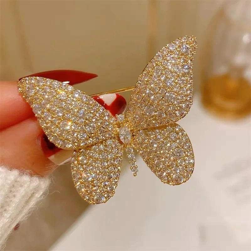 Small Turtle Rhienstone Brooches For Women Girls Boys Colorful Blue Crystal Cubic Zircon Animal Pin Fashion Alloy Accessories