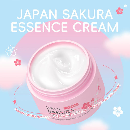 LAIKOU Japan Sakura Face Cream | Hydrating, Whitening & Oil Control | Smooths Fine Lines & Evens Skin Tone | 25g